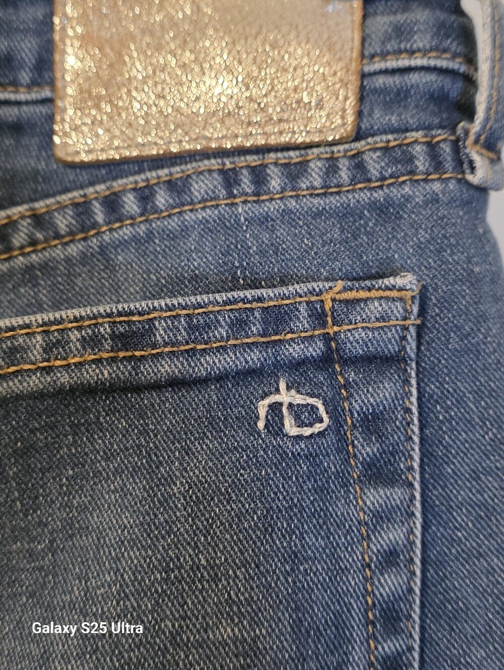rag & bone The Dre Slim Boyfriend Jeans Blue Size 30 EUC - Picture 8 of 16